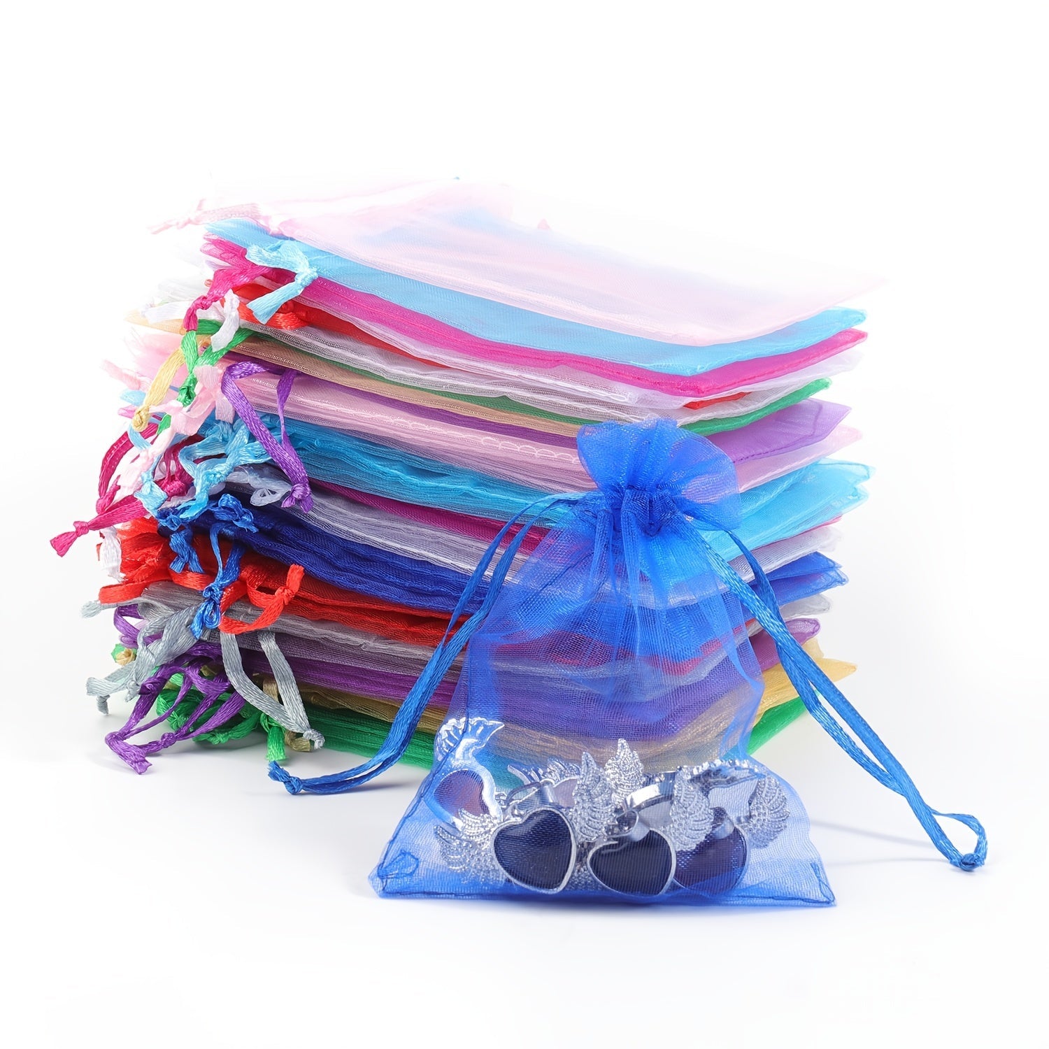 Elegant Organza Bag Set – Ideal for Gifts and Party Decorations