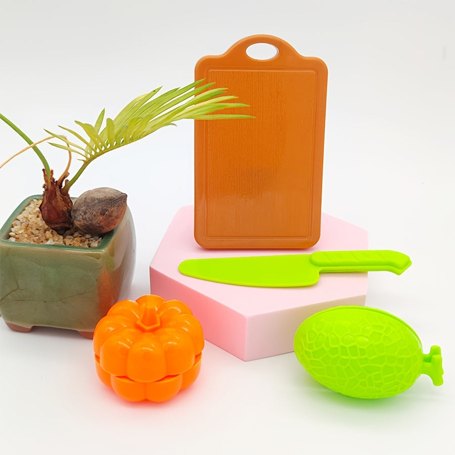 Educational Cutting Set with Food, Fruit and Vegetables – Perfect for Early Learning and Role Play