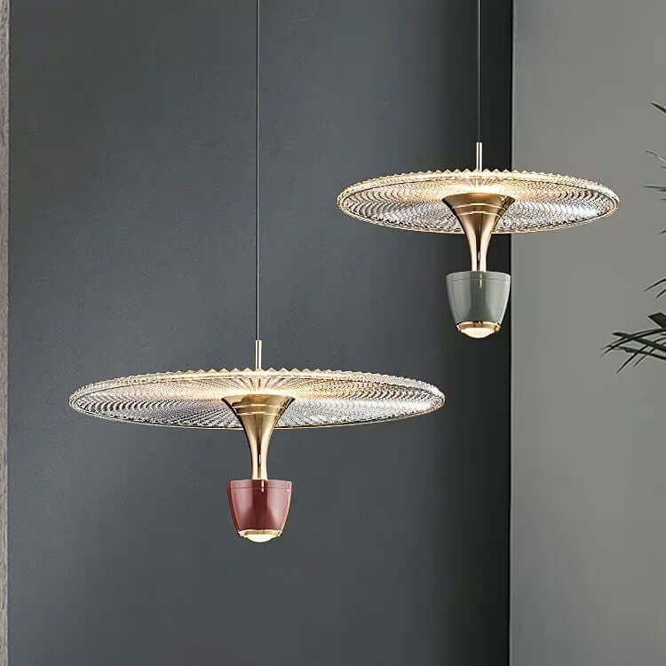 Modern LED Disc Pendant Light - Elegant & Stylish