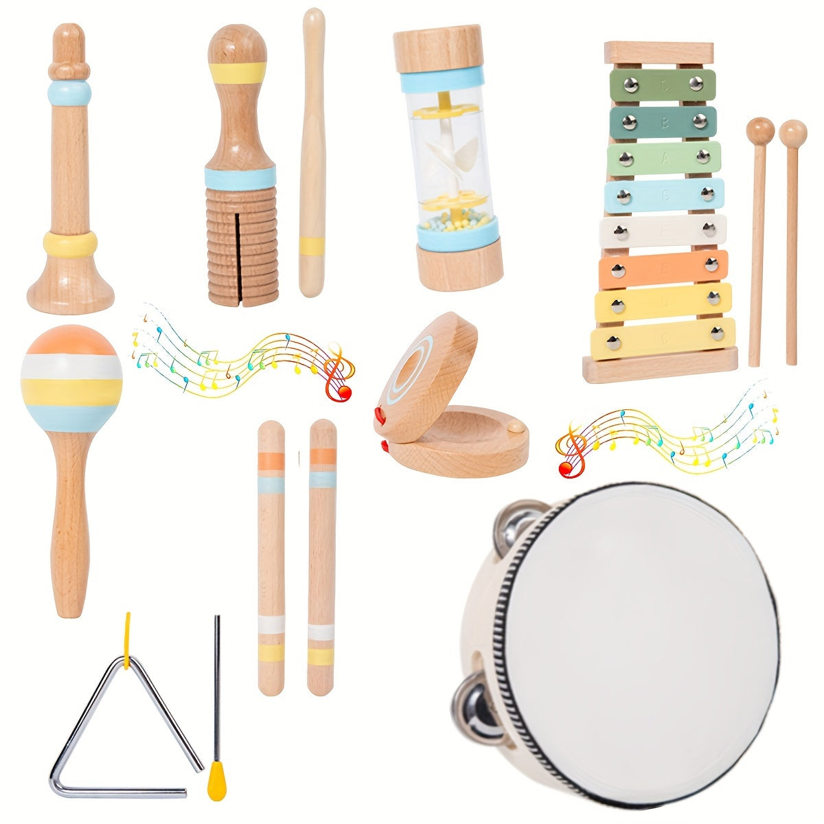 Unit Set Musicals Educational Musical Instruments Set - Perfect for Creative Development ...