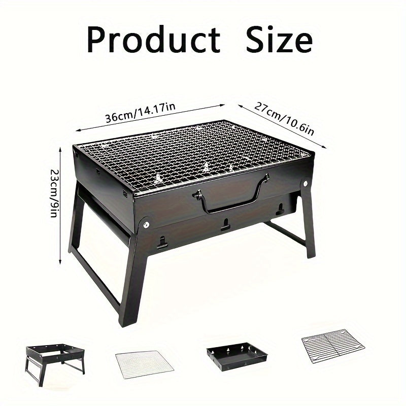 Foldable Charcoal Grill – Compact and Outdoor Ready