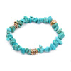 Stylish Bracelet Made of Natural Stones and Crystal Beads - Celine