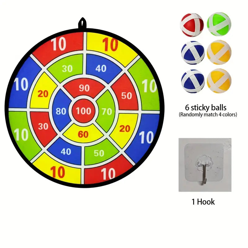 12-Piece Sticky Ball Dart Set – Fun Indoor & Outdoor Toy for the Whole Family