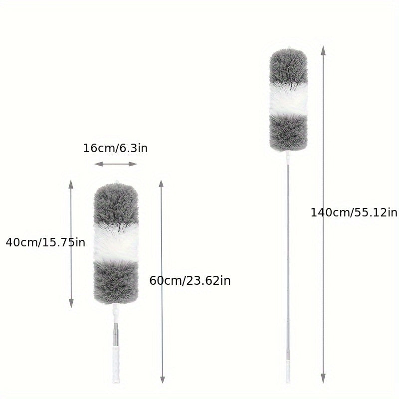 Extendable Microfibre Duster – Washable, Flexible, and Perfect for High Ceilings