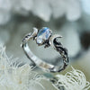 Stylish Moonstone Statement Ring – Iris