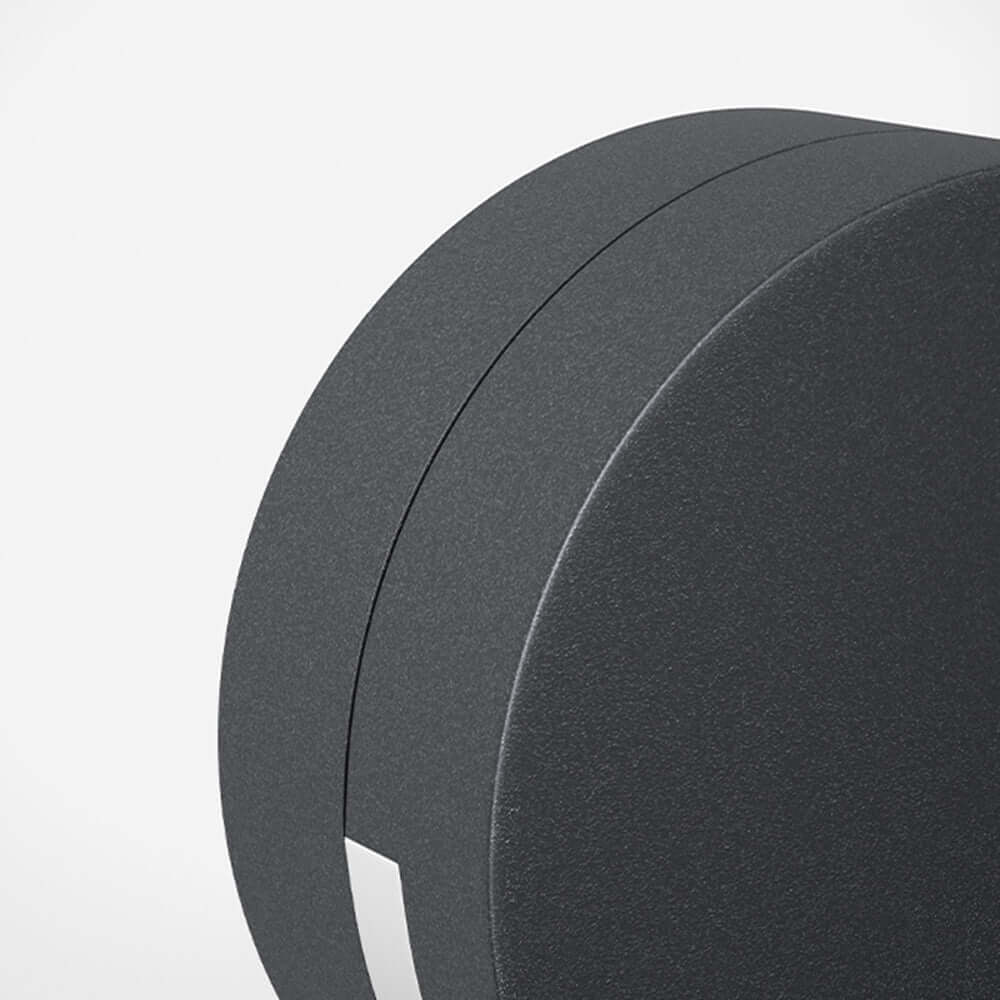 Modern Round Outdoor Wall Light - IP65 Waterproof