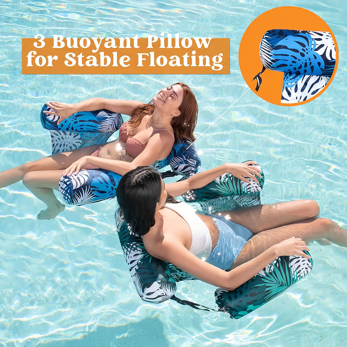 Inflatable Floating Pool Lounge – Durable and Comfortable Water Hammock