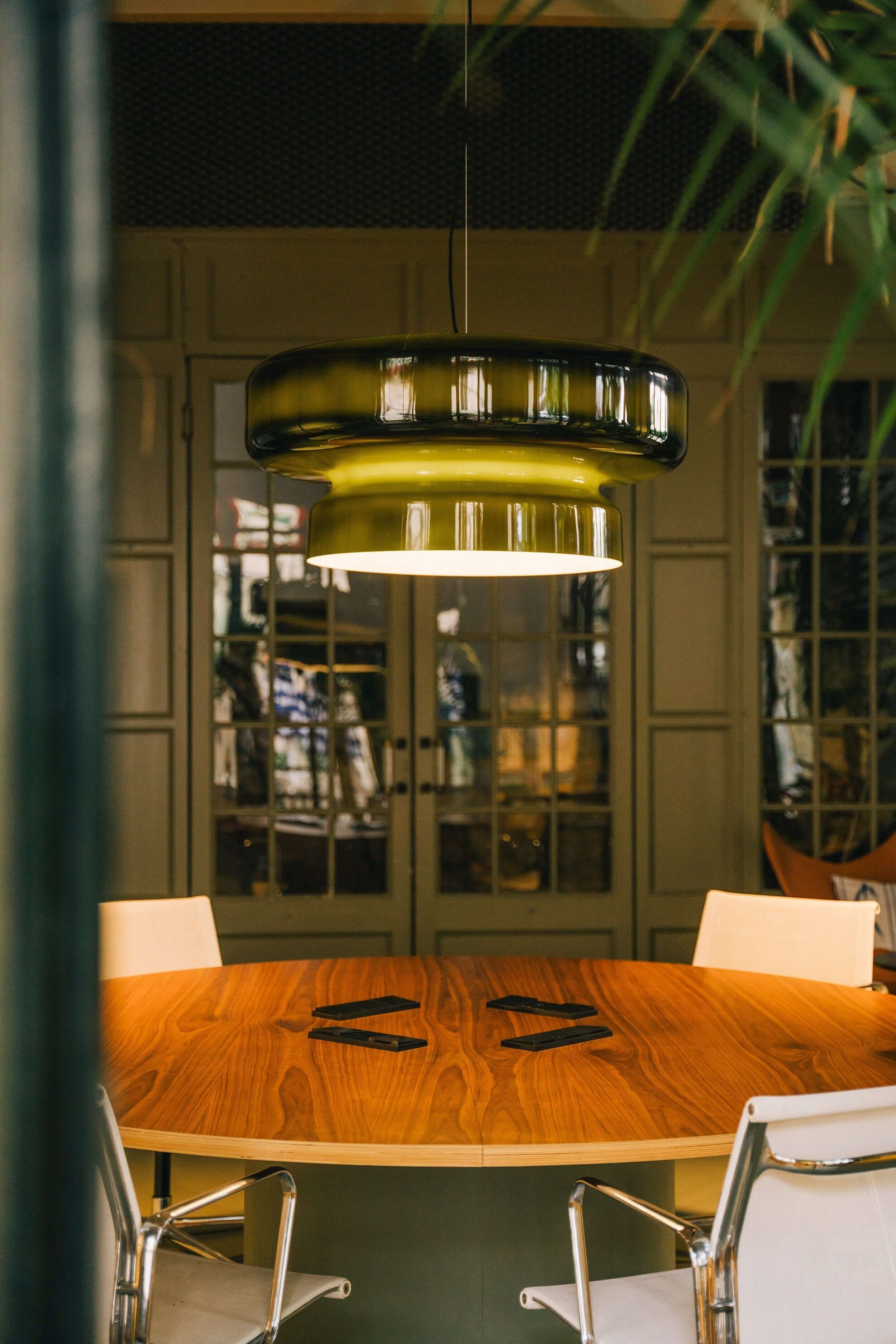 Bohemian Style Pendant Light - Glass & Metal LED