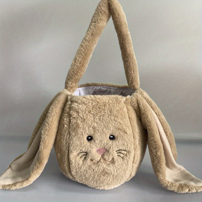 Cheerful Easter Bunny Basket – Perfect for Easter Celebrations and Spring Decorations