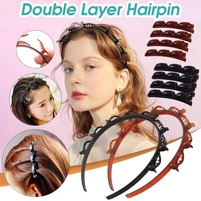 Braided Hairband with Grip – Bibi