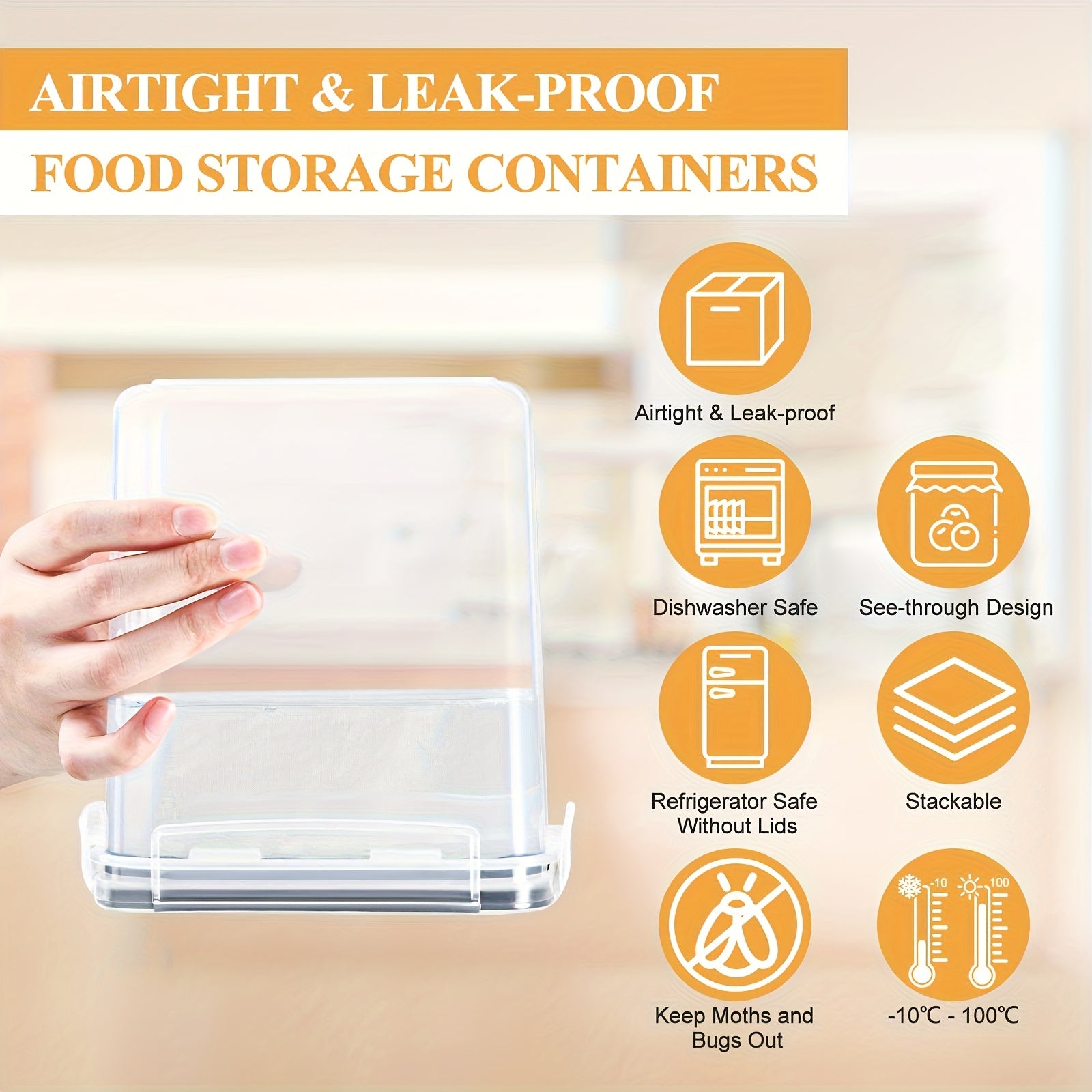 24-Piece Premium Kitchen Storage Set – Practical and Organised