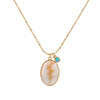 Birthstone and Birth Flower Necklace – Aurora