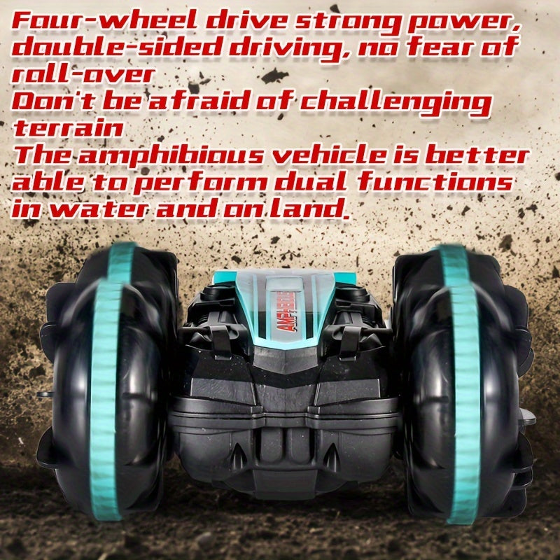 Amphibious Stunt RC Car - Fast, Robust and Waterproof for Adventures