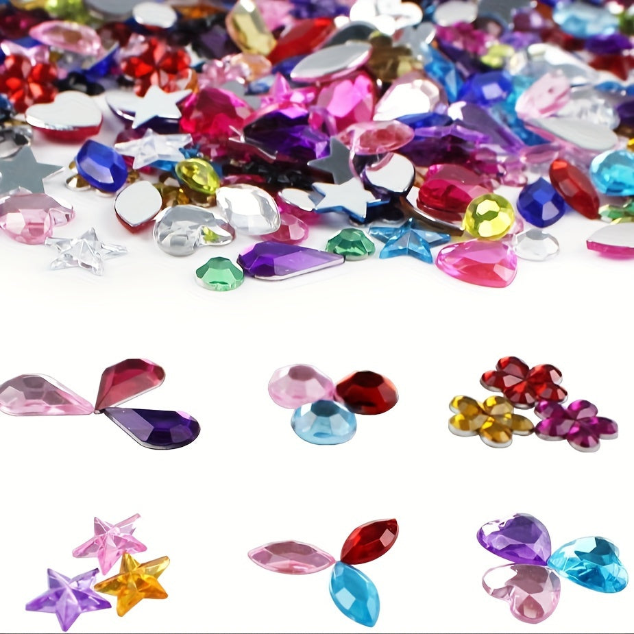 Decorative Acrylic Gems Set – Ideal for Parties and DIY Projects