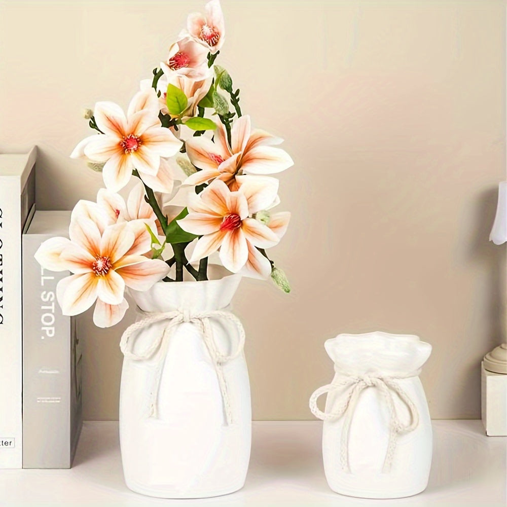 Bohemian Geometric Decorative Vase – Ideal for Spring and Easter Decorations