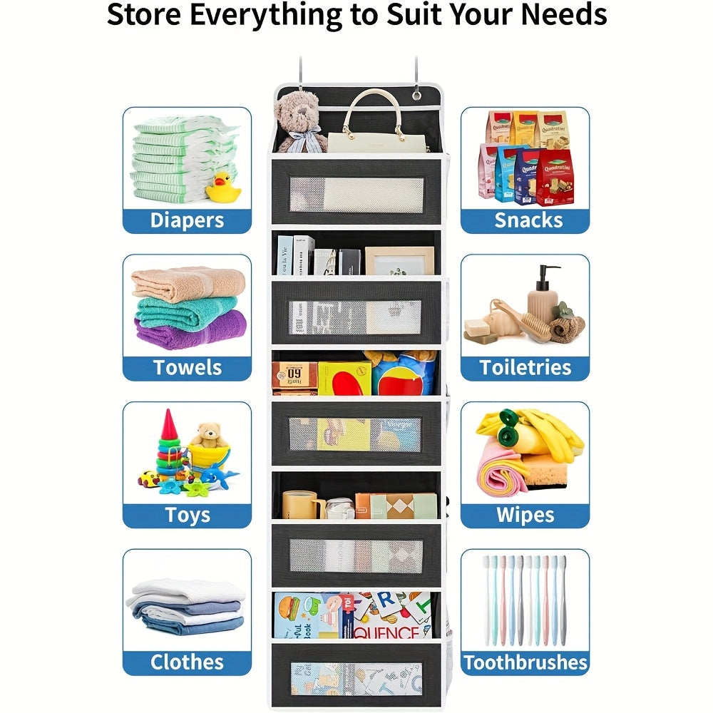 5-Layer Hanging Storage System – Ideal for Bedroom, Bathroom, and Kitchen