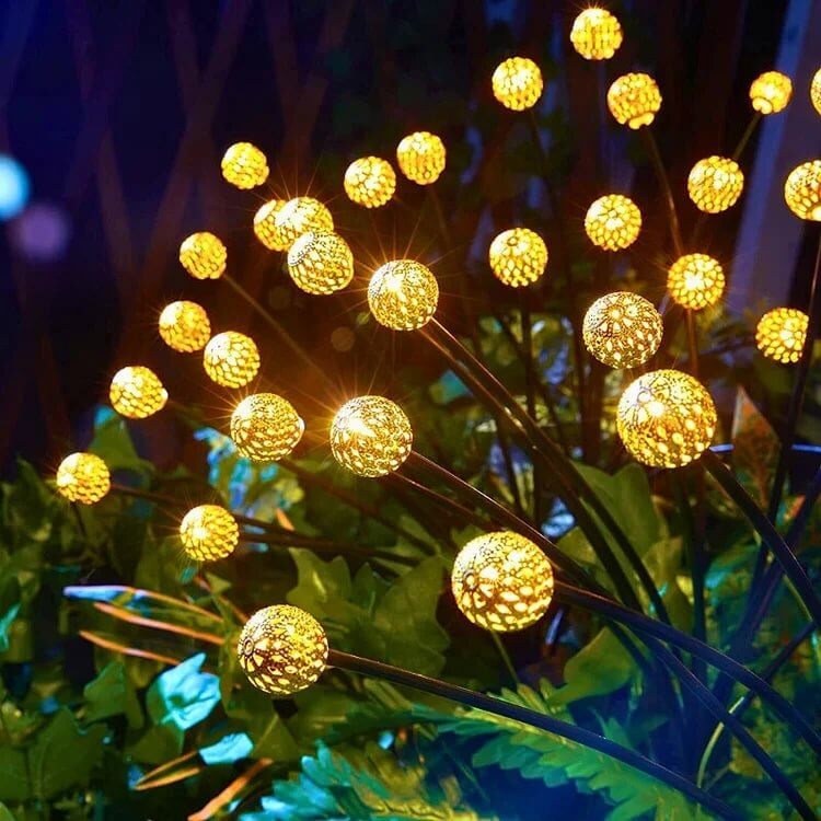 Solar-Powered LED Butterfly Lights