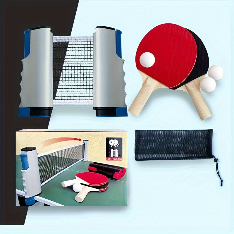 Portable Table Tennis Set - Ideal for Outdoors and Home