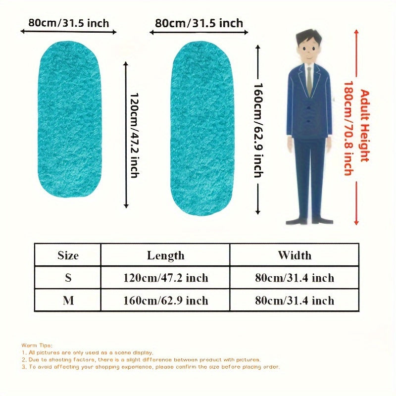 Plush Oval Rug – Soft and Stylish Rug for Bedroom and Living Room Decoration