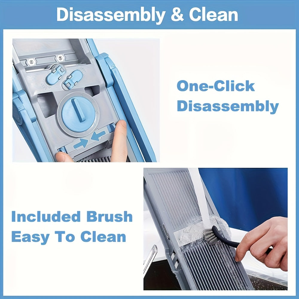 Multifunctional Vegetable Slicer – Safe, Adjustable and With Large Capacity