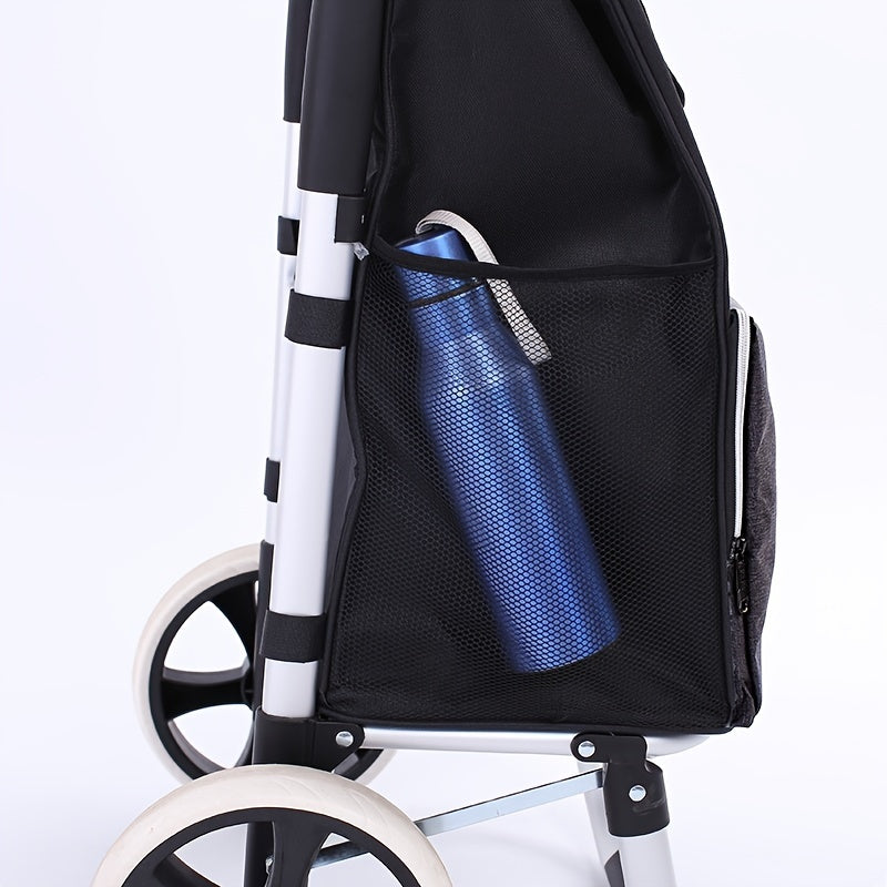 Portable Shopping Trolley – Foldable with Removable Bag and Telescopic Handle