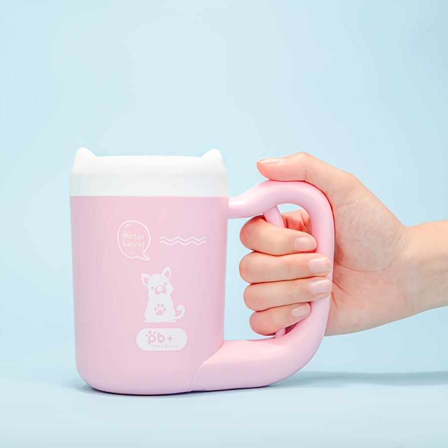 Silicone Pet Paw Cleaner Cup – Portable & Soft Brush Foot Wash