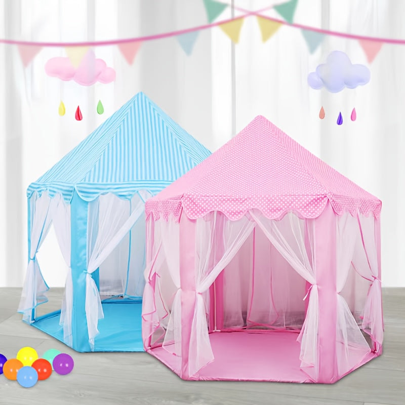 Pink Princess Castle Tent – For Indoor and Outdoor Play
