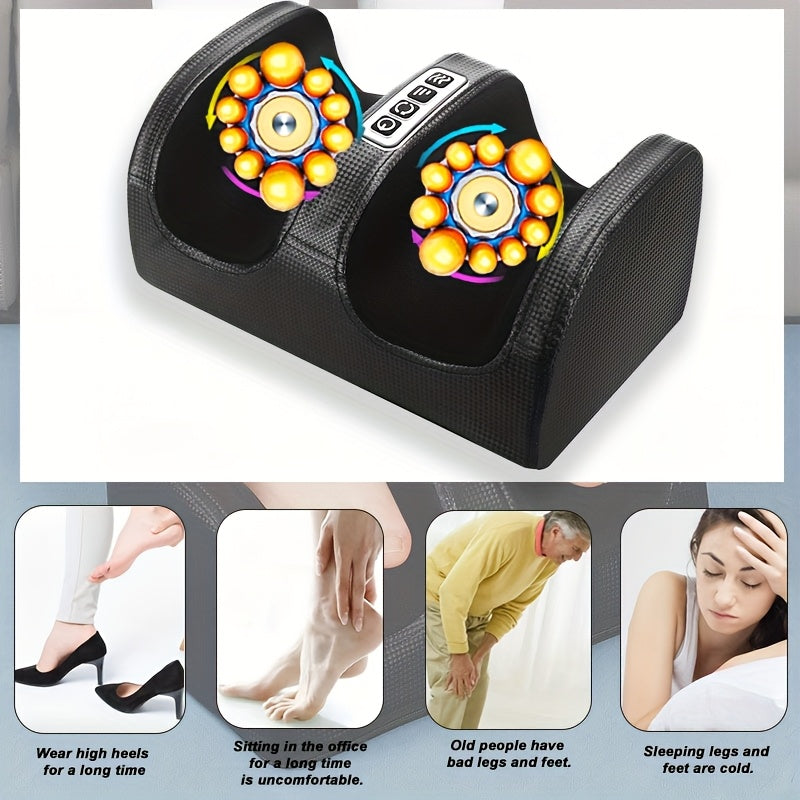 Solar-Powered Foot Massager – Comfortable Massage with Heat and Kneading