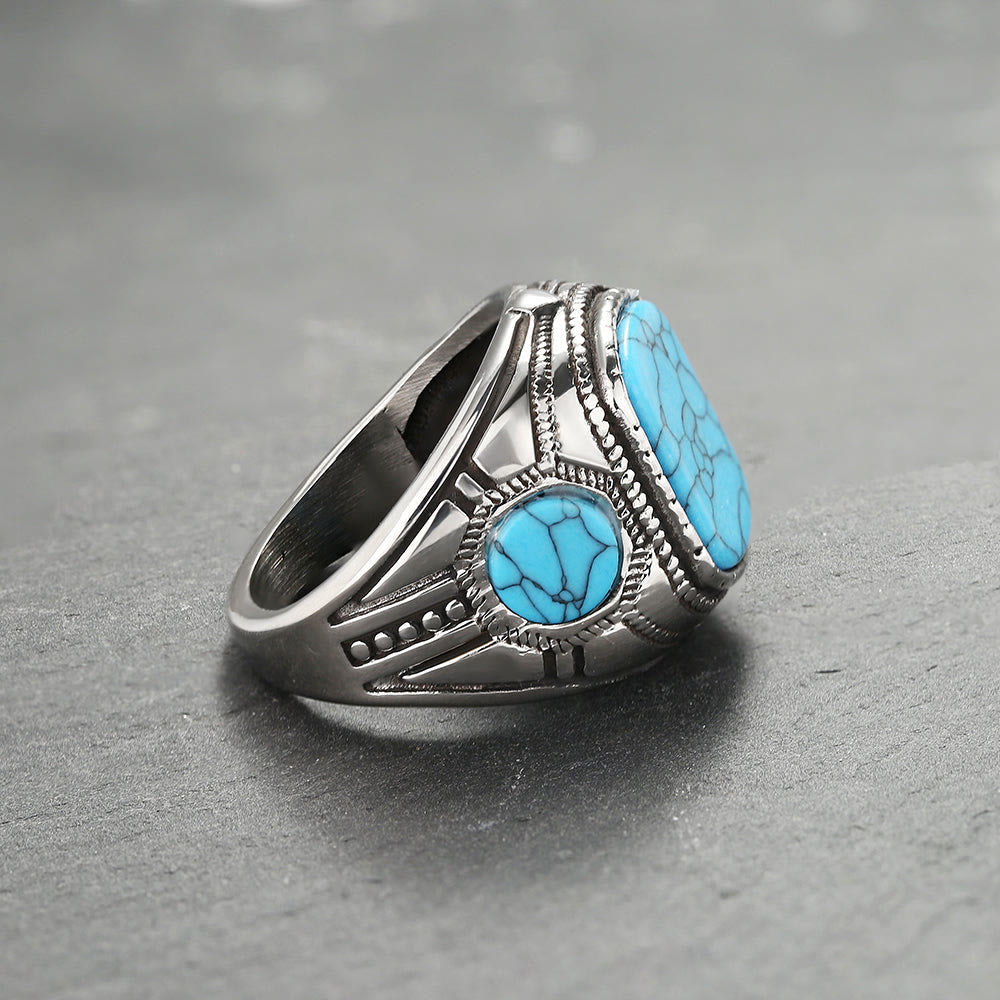 Turquoise Men's Ring – Thorin