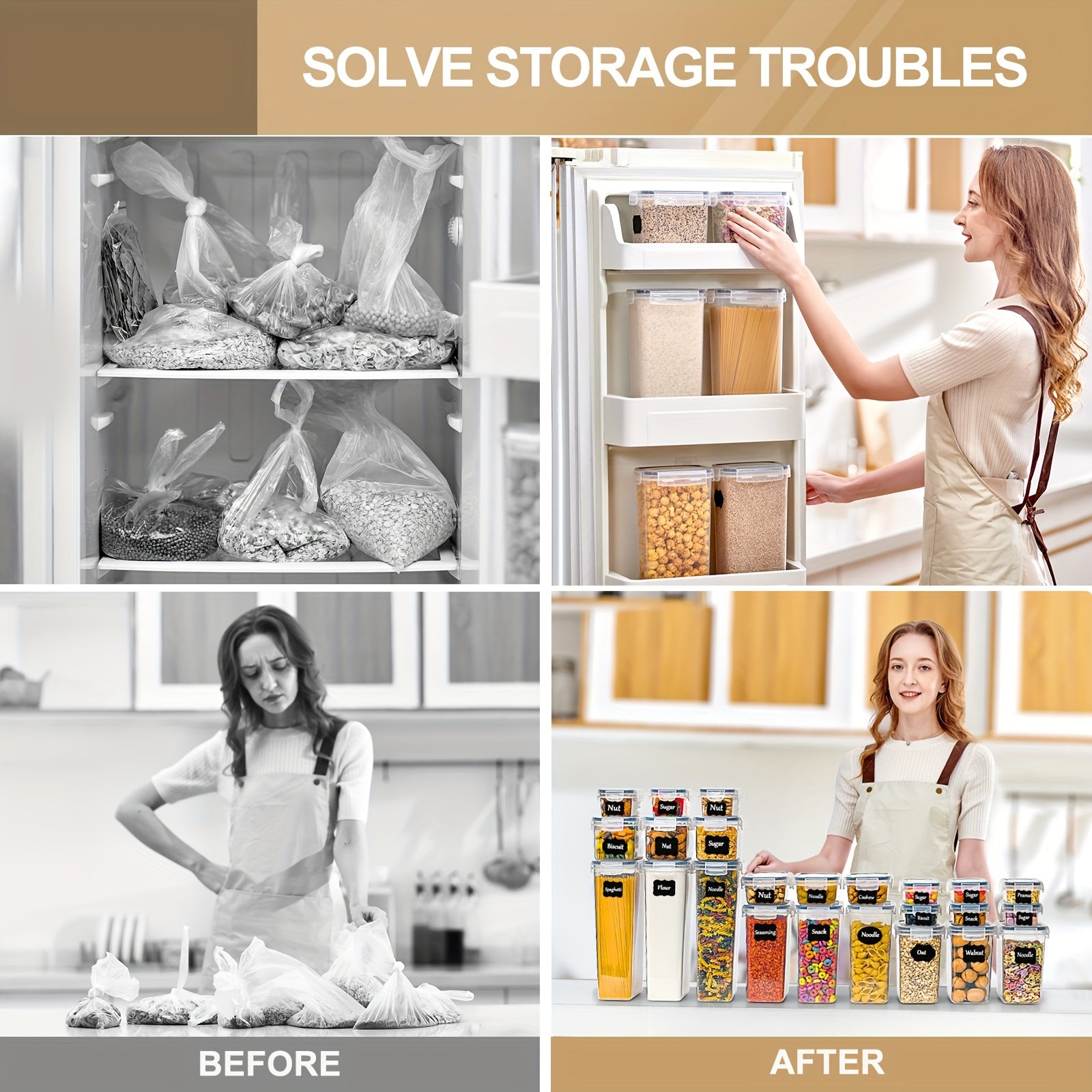 24-Piece Premium Kitchen Storage Set – Practical and Organised