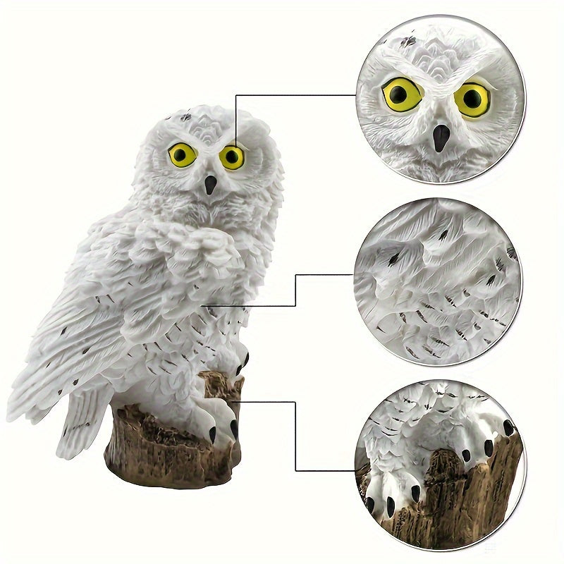 Solar LED Owl Garden Light – Realistic Ambient Lighting for Gardens and Paths