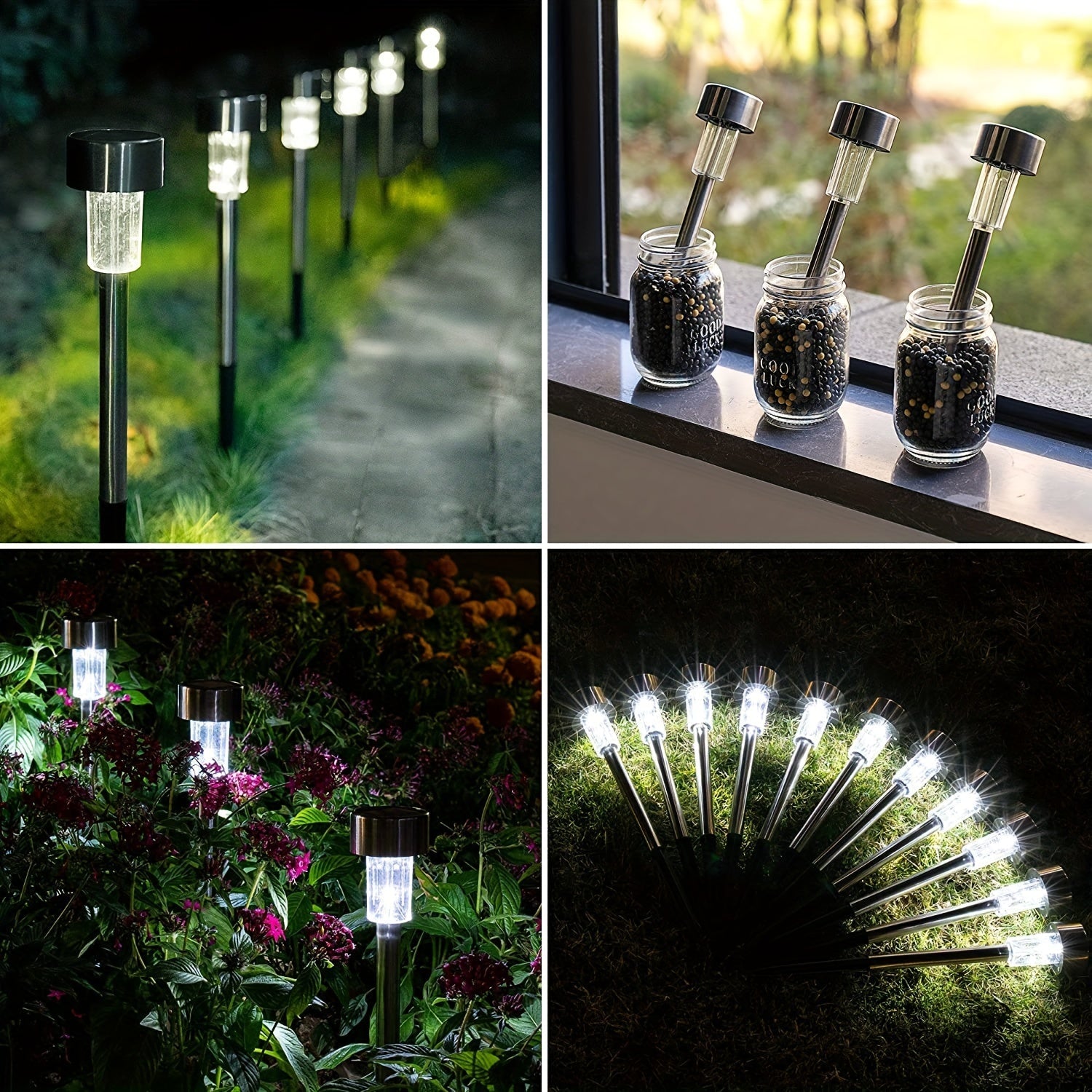 SolarBeam Sensor Garden Light Set – For Stylish Outdoor Lighting