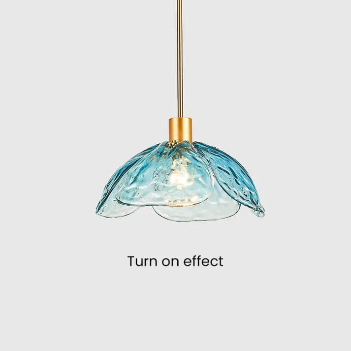 Flower Leaf Pendant Light - Elegant Night Lamp