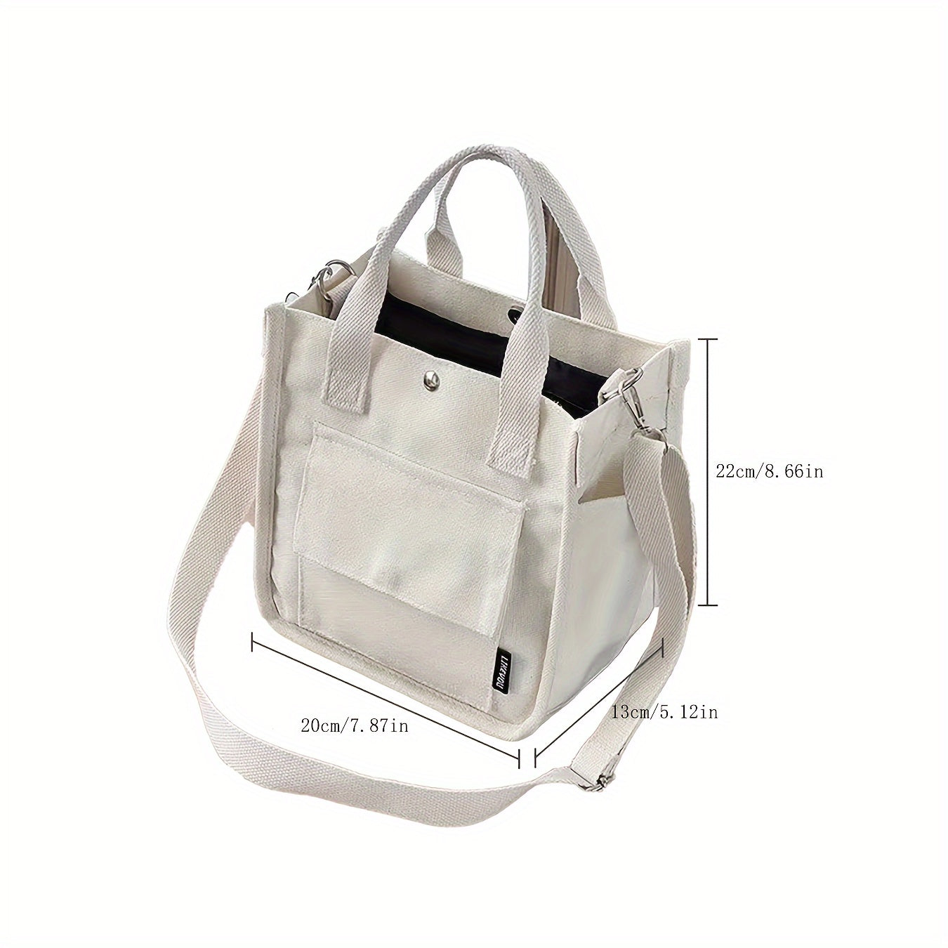 SmartCarry Portable Shoulder Bag – Magnetic Closure with Multiple Pockets