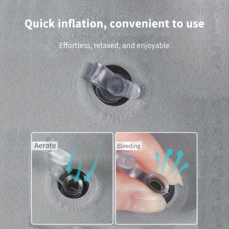 Inflatable Cushions for Camping and Travel - Set of 2 Soft, Portable Cushions