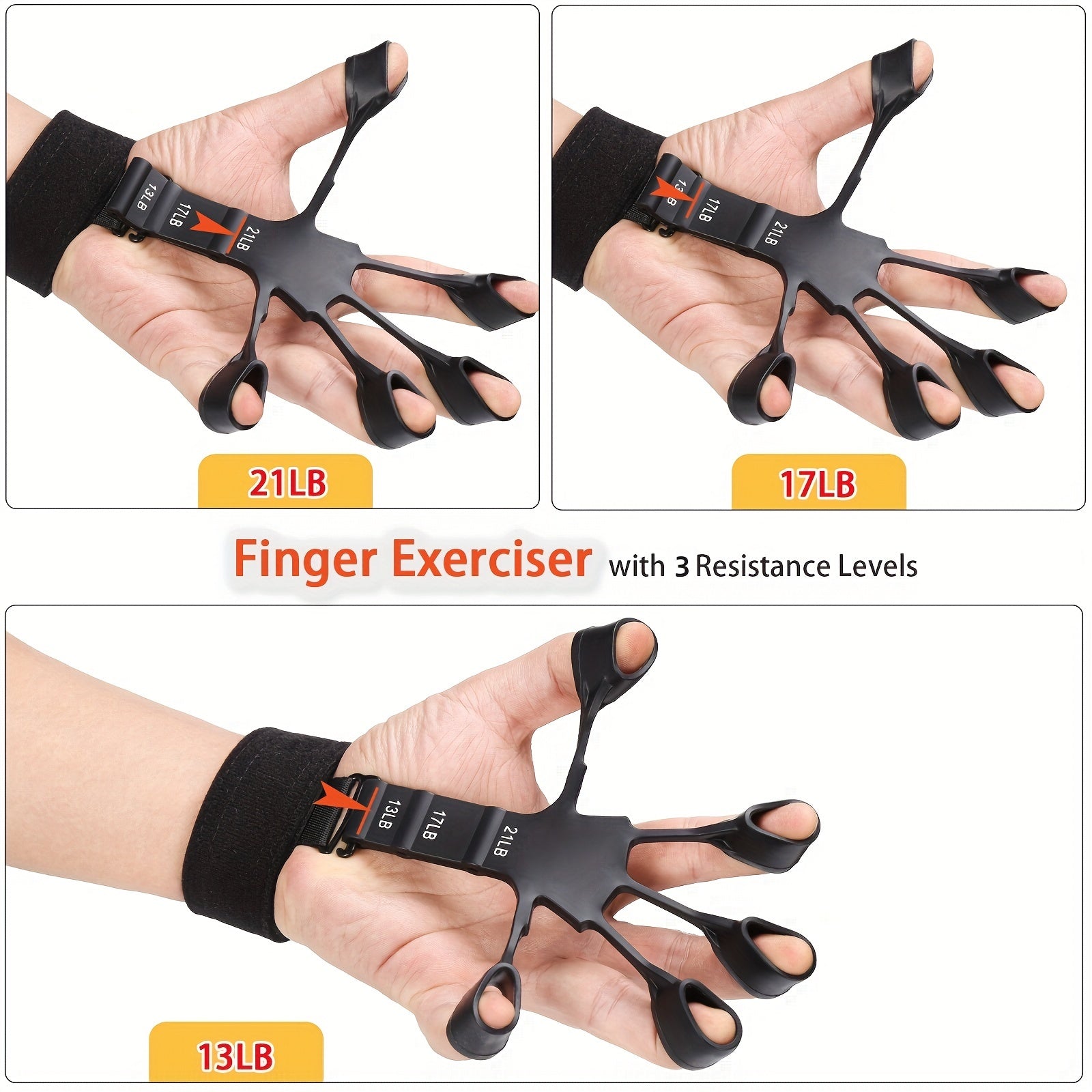 PowerGrip Hand Trainer Set – 5-in-1 for Strong Hands and Forearms