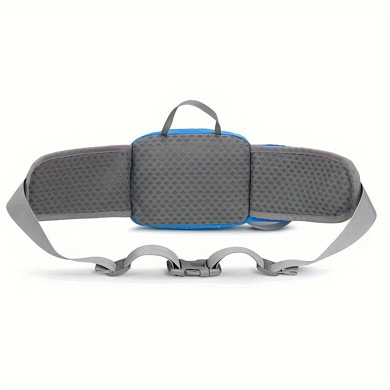 Versatile Running Waist Bag with Water Bottle Holder – Durable Nylon with Zippers for Walking and Marathons