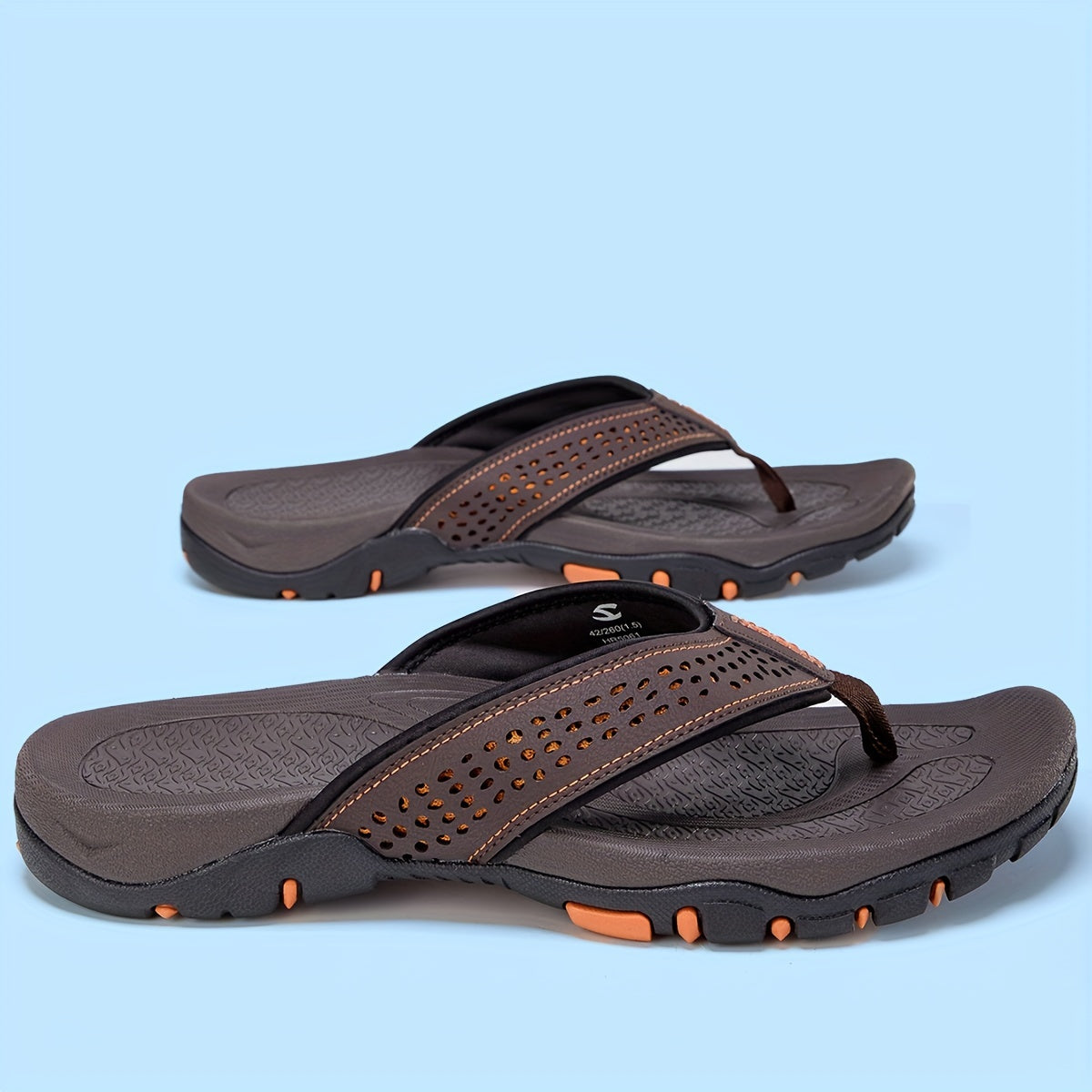 Comfortable and Durable Men's Slip-On Sandals – With EVA Cushion and Non-Slip TPR Sole
