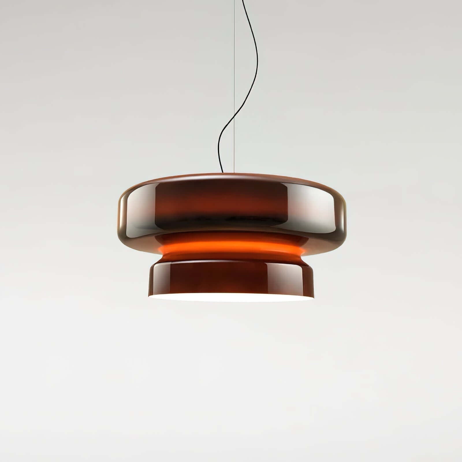 Bohemian Style Pendant Light - Glass & Metal LED