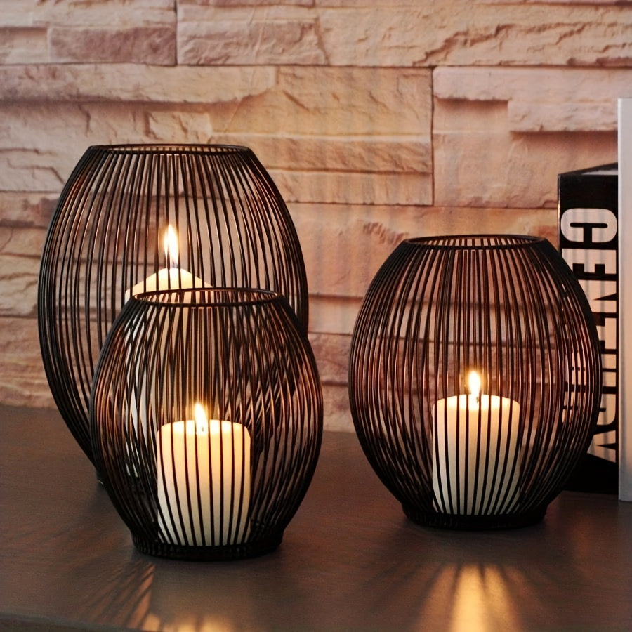LunaGlow Candle Holders Set – Stylish, Ambient Lighting