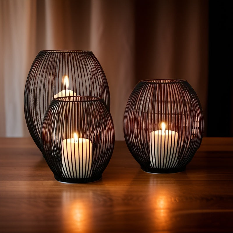 LunaGlow Candle Holders Set – Stylish, Ambient Lighting