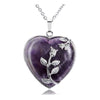 Stylish Heart-Shaped Rose Quartz Gemstone Necklace – Amara