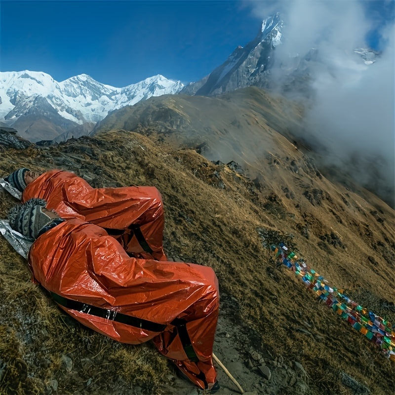 SurviveMate Emergency Survival Sleeping Bags - Waterproof Insulation for Camping