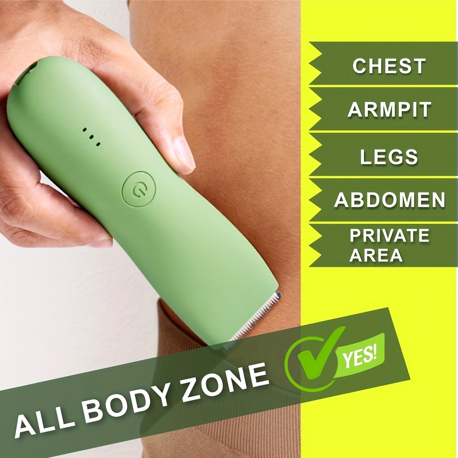 Professional Body Hair Trimmer - Comfortable and Safe Grooming