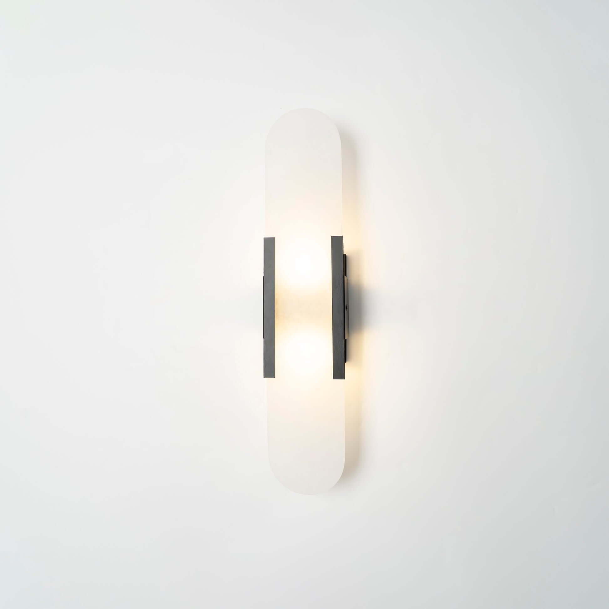 Modern Wall Lamp - Alabaster & Metal