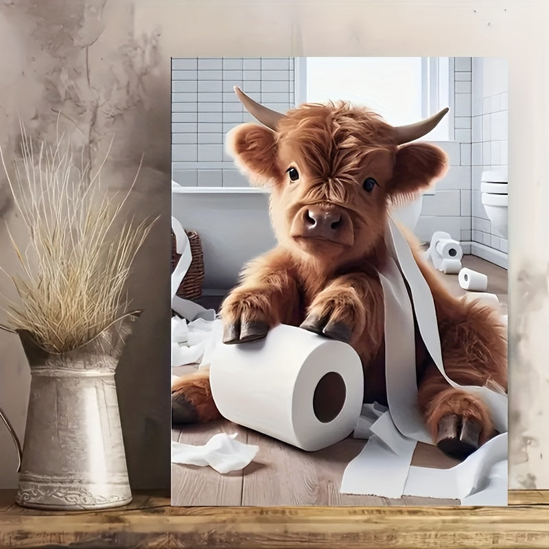 Playful calf decoration – For a smile at home