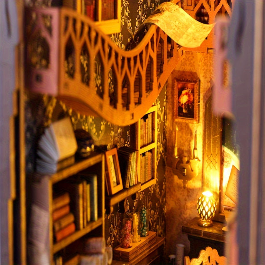 Magical Book House – 3D Wooden Puzzle for Creative Builders