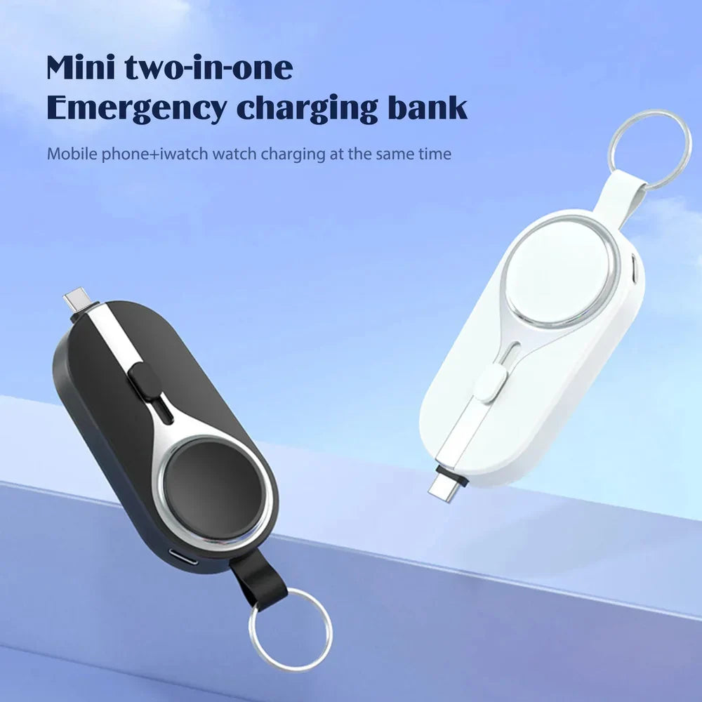 Compact Wireless Charging Clip - Handy & Portable Power Supply