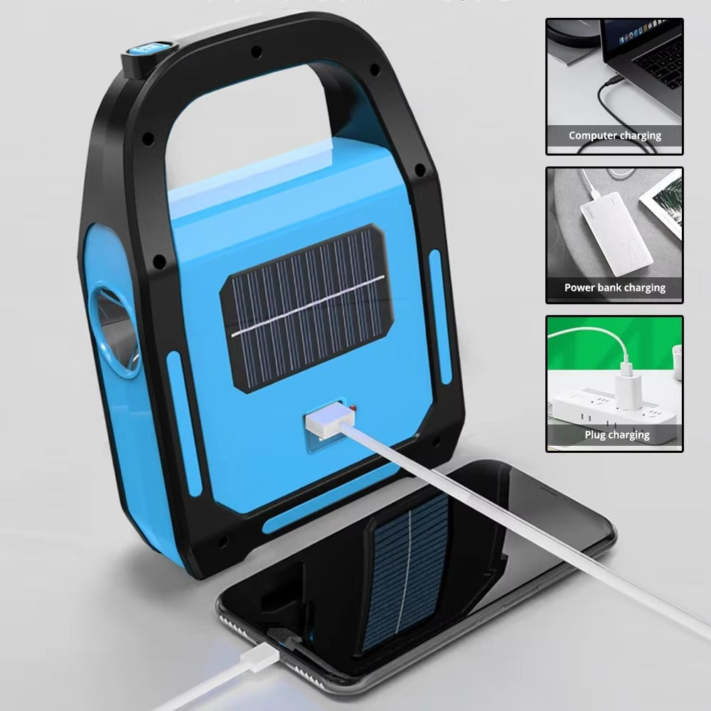 Rechargeable USB Camping Lantern with Power Bank – SolarGlow