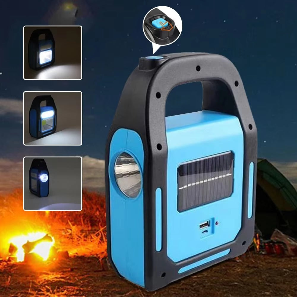 Rechargeable USB Camping Lantern with Power Bank – SolarGlow